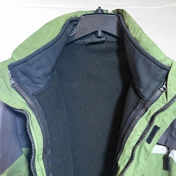 ZeroXPosur Men’s XL Green Black Ski Snowboard Winter Jacket Waterproof Coat - Picture 3 of 6